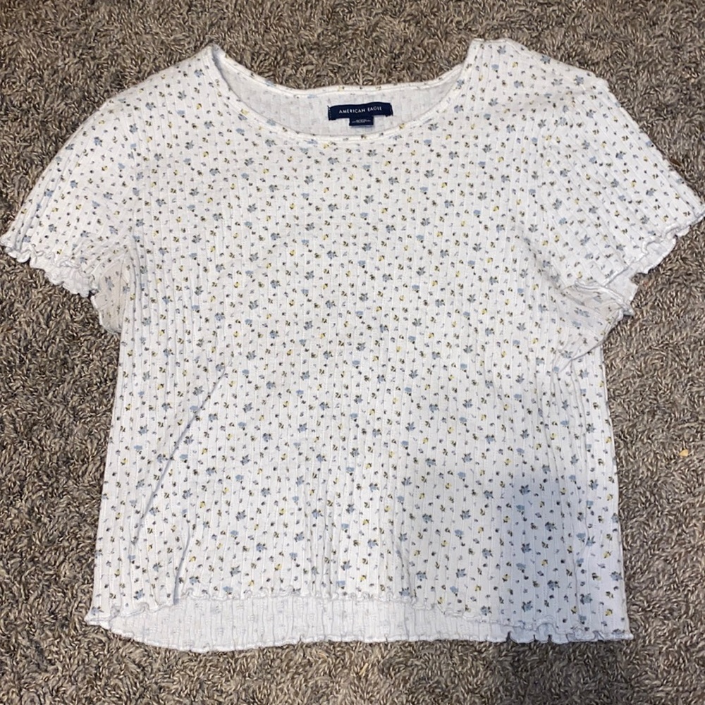 american eagle baby doll tee